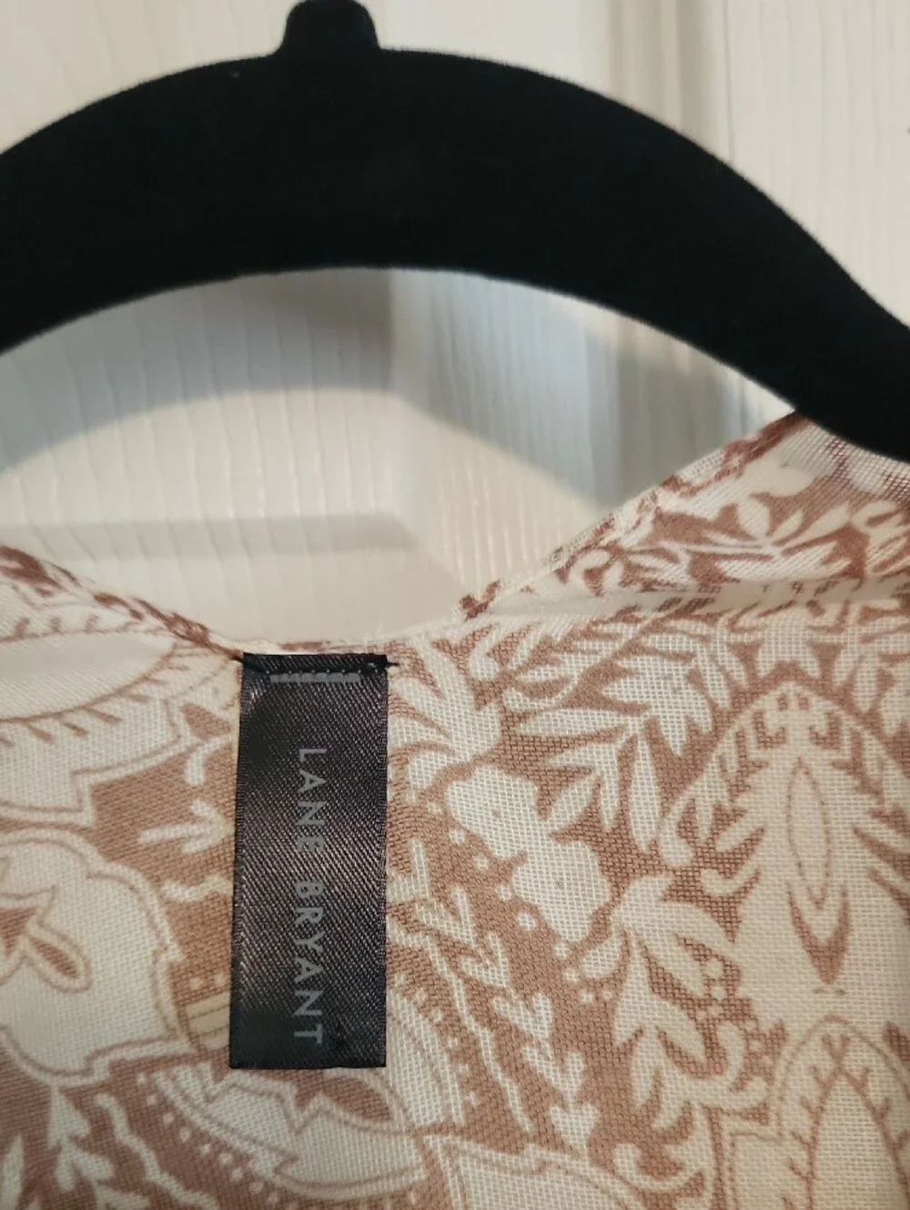 Lane Bryant Sheer Paisley & Floral Kimono in Blush and Cream